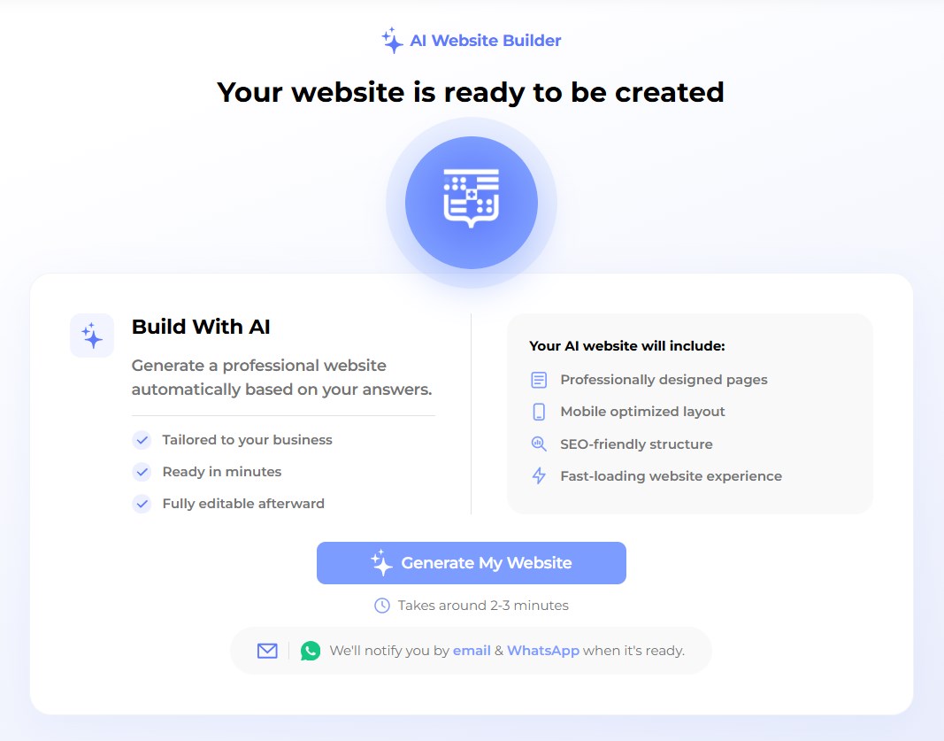 WebOps AI Website Builder